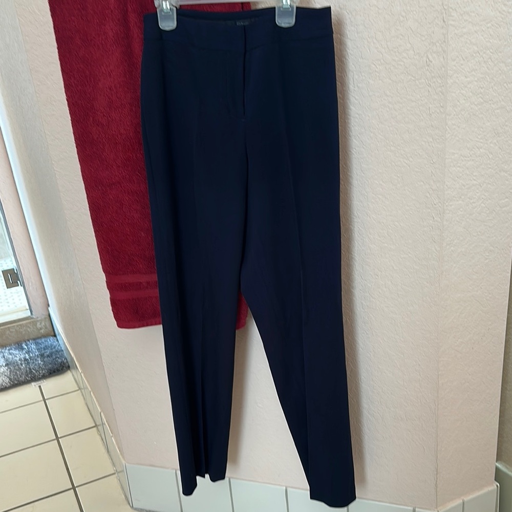 Style & Co. Women's Navy Straight Leg Pants